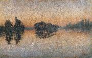 sunset herblay Paul Signac